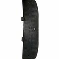 Plasticade Textured Black Rubber Male Speed Hump End Cap for PAH Speed Humps 466PAHSP22EM